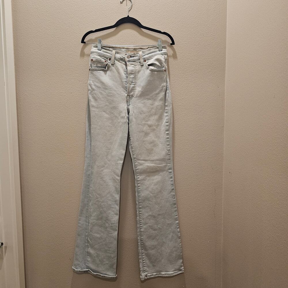 Levi's Ribcage Boot Cut High Rise Stretch Jeans Size 29
